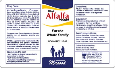 Alfalfa Tonic (Alfalfa Tonic Label)